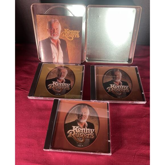 Kenny Rogers 3 CD Tin Case 2006 Country Music With Booklet - Picture 3 of 5